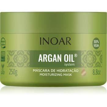 INOAR Argan Oil System hydratační a uhlazující maska na vlasy 250 g