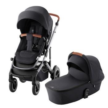 BRITAX RÖMER Set kočárek Smile 5Z + hluboká korba Fossil Grey Diamond collection