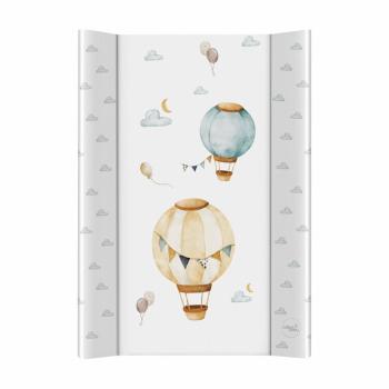 CEBA BABY Podložka přebalovací 2-hranná s pevnou deskou (50x70) Basic Balloons