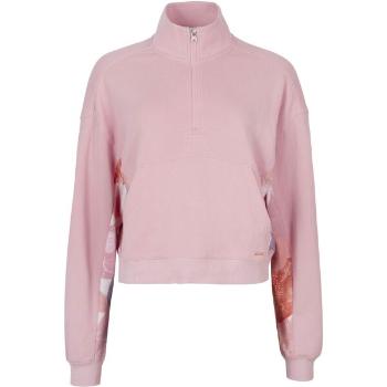 O'Neill GLOBAL AMARYLLIS 1/2 ZIP Dámská mikina, růžová, velikost