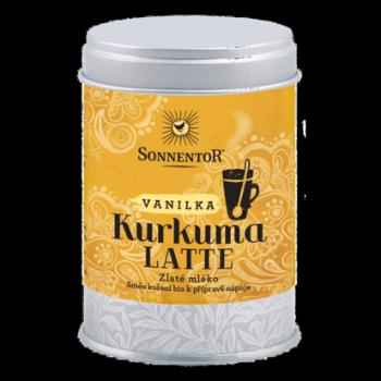 Kurkuma Latte,  bio vanilka