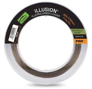 Fox fluorocarbon edges illusion leader naturals green 50 m - 0,50 mm 13,6 kg