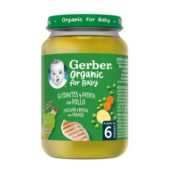 Gerber hrášek s bramborami a kuřecím masem 190 g