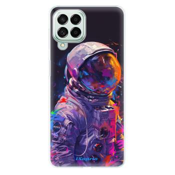 Odolné silikonové pouzdro iSaprio - Neon Astronaut - Samsung Galaxy M53 5G