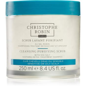 Christophe Robin Cleansing Purifying Scrub with Sea Salt čisticí šampon s peelingovým efektem 250 ml