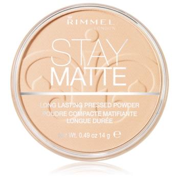 Rimmel Stay Matte pudr odstín 001 Transparent 14 g