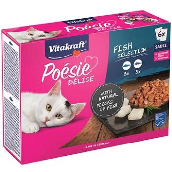 Vitakraft Cat mokré krmivo Poésie Délice Multipack rybí 6 × 85g (4008239394019)