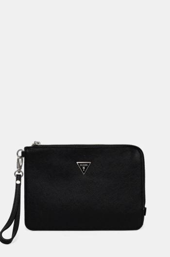 Ledvinka Guess TORINO černá barva, HMTOSA.P4255