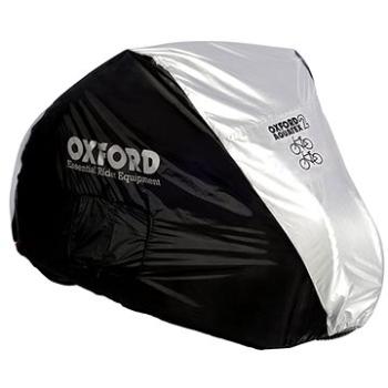 OXFORD Plachta na dvě kola Aquatex(černá/stříbrná) (M001-27)