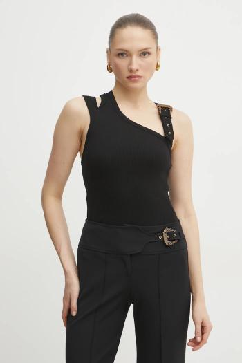 Top Versace Jeans Couture dámske, čierna farba, 78HAM603 J0004