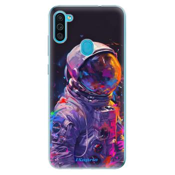 Odolné silikonové pouzdro iSaprio - Neon Astronaut - Samsung Galaxy M11