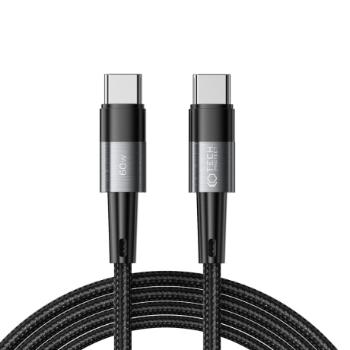 Tech-Protect Ultraboost kábel USB-C / USB-C 60W 3A 2m, šedý