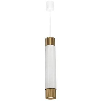 Lustr na lanku Marble white/brass 1xGU10/8W/230V (115804)