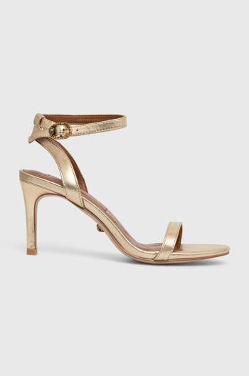 Kožené sandály Kurt Geiger London Mayfair Strappy Sandal zlatá barva, 2040961109