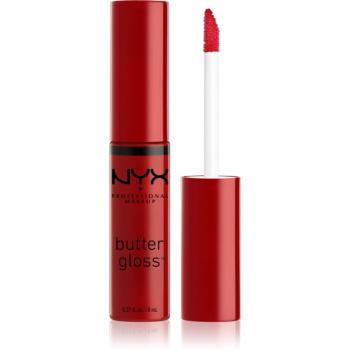 NYX Professional Makeup Butter Gloss lesk na rty odstín 20 Red Velvet 8 ml