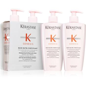 Kérastase Genesis Bain Nutri-Fortifiant posilující šampon pro slabé vlasy s tendencí vypadávat 2x500 ml