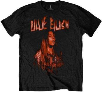 Billie Eilish Tričko Spooky Logo Unisex Black S