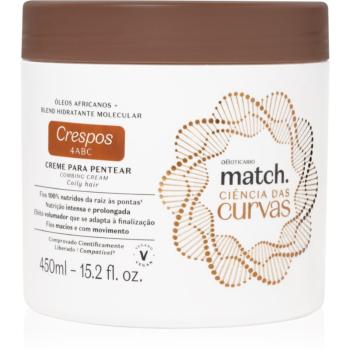 Match. Science of Curves hydratační krém pro vlnité a kudrnaté vlasy 450 ml