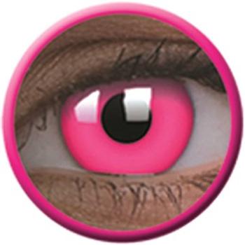 ColourVue Crazy UV svítící - Glow Pink, roční, nedioptrické, 2 čočky (9555644813505)