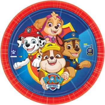 Talíře Paw Patrol - Tlapková Patrola 23 cm, 8ks - SMART