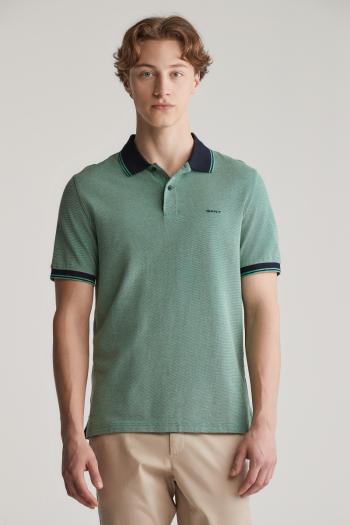 POLOKOŠILE GANT 4-COL OXFORD SS PIQUE DEEP GREEN