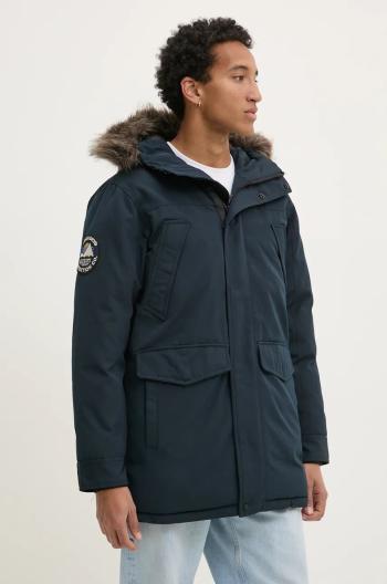 Parka Superdry pánská, tmavomodrá barva, zimní, M5011929A-98T