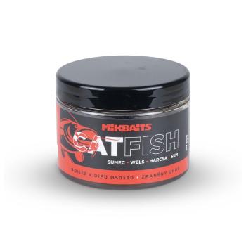 Mikbaits Boilie v dipu Catfish sumec Játra Halibut 500ml