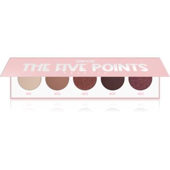 Miyo Eyeshadow The five points paletka očních stínů odstín 11 Femine flame 1 ks