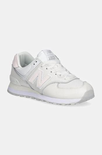 Sneakers boty New Balance 574 bílá barva, WL574FJ2