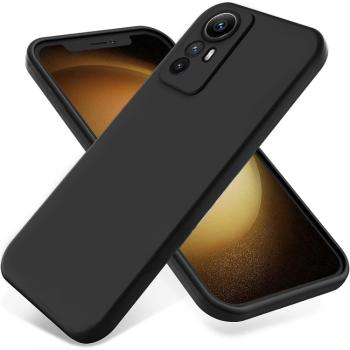 RUBBER Ochranný kryt pre Xiaomi Redmi Note 12S čierny