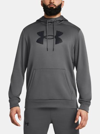 Under Armour UA Armour Fleece Big Logo HD Mikina Šedá