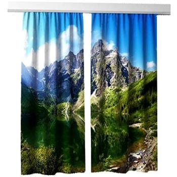 MyBestHome 3D dekorační závěs 127V MOUNTAINS 2x160x250 cm set 2 kusy (8596212007736)