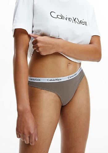 Dámské kalhotky Calvin Klein D1618 M Sv. hnědá