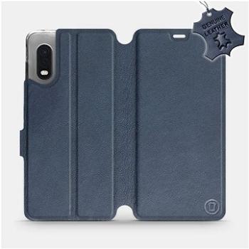 Flip pouzdro na mobil Samsung Xcover PRO - Modré - kožené -   Blue Leather (5903516239719)