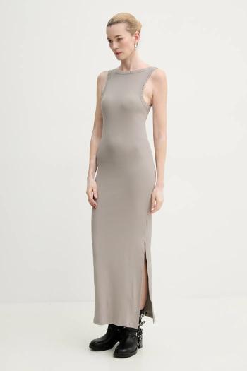 Šaty Gestuz béžová farba, maxi, priliehavá, 10910069