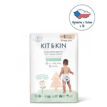 KIT & KIN Kalhotky plenkové jednorázové eko 5 (12-17 kg) 20 ks