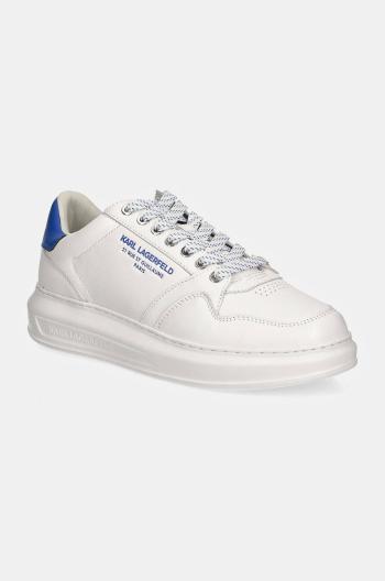 Kožené sneakers boty Karl Lagerfeld KAPRI MENS bílá barva, KL52537R