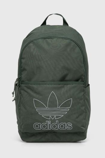 Ruksak adidas Originals zelená farba, veľký, s potlačou, IS4565