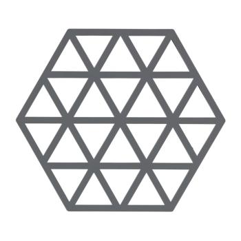 Triangles szürke szilikon edényalátét - Zone