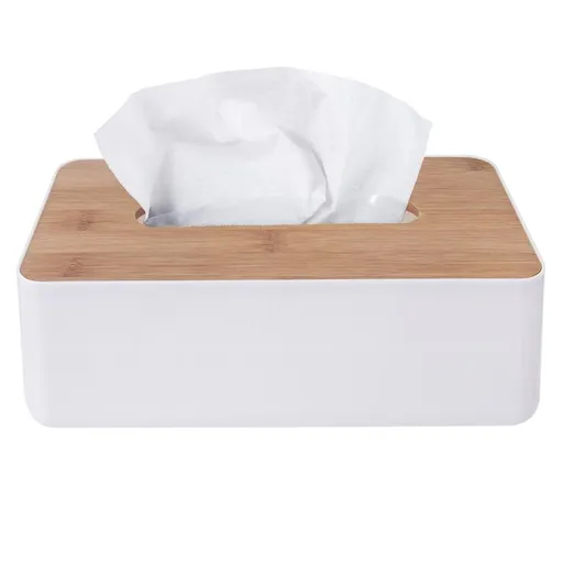 Box plast/dřevo na papírové kapesníky - ORION