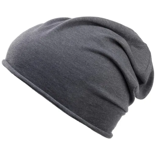 Myrtle Beach (Daiber) Čepice z biobavlny MB7113 - Černý melír