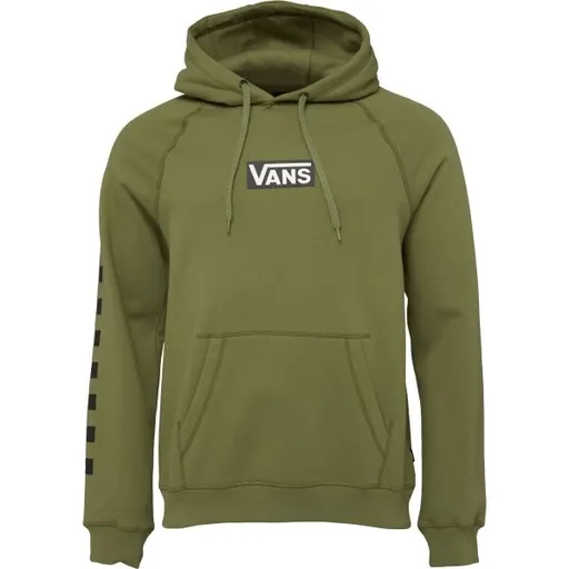 Vans BOXED PULLOVER Pánská mikina, khaki, velikost XXL