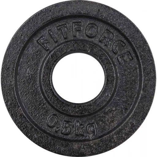 Fitforce PLB 0,5 KG x 30 MM Nakládací kotouč, černá, velikost 0,5 KG