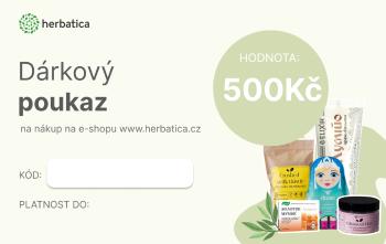 Dárkový poukaz Herbatica v hodnotě 500 Kč