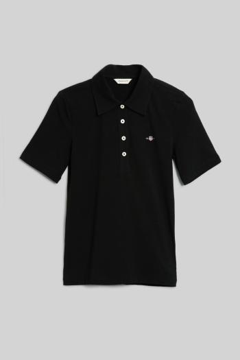 POLOKOŠILE GANT SLIM COT/ELA SS POLO BLACK