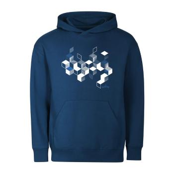 Bontis Mikina CUBES - Půlnoční modrá | S