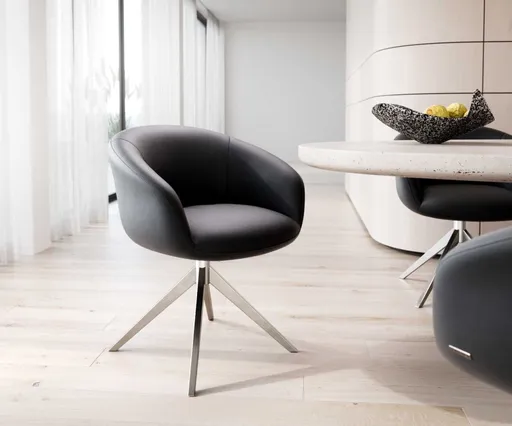 Otočná židle Vinka-Flex s područkami křížová podnož široká