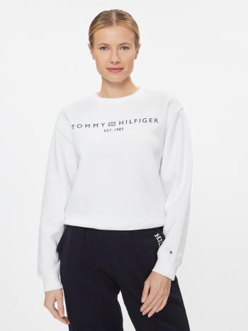 Tommy Hilfiger dámská bílá mikina - XL (YCF)