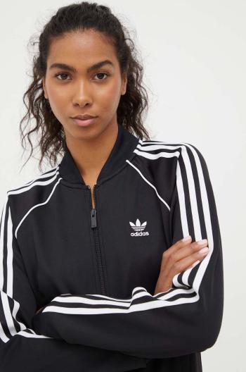 Mikina adidas Originals Adicolor Classics SST dámská, černá barva, s aplikací, IK4034