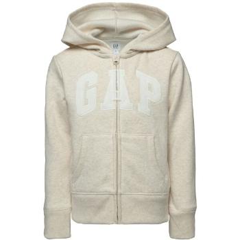 GAP FULLZIP LOGO Dívčí mikina, béžová, velikost